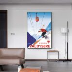 vintage poster val disere 1
