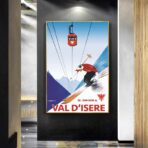 vintage poster val disere 1