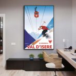 vintage poster val disere 1