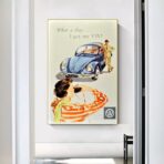vintage volkswagen poster 1