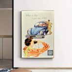 vintage volkswagen poster 1