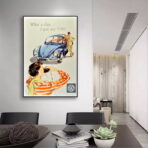 vintage volkswagen poster 1
