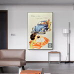 vintage volkswagen poster 1