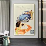 vintage volkswagen poster 1