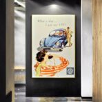 vintage volkswagen poster 1