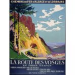 vintage poster vogesen