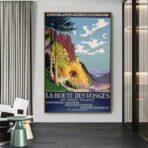 vintage poster vogesen
