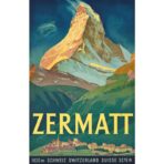 vintage poster zermatt 1