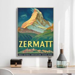 vintage poster zermatt 1