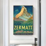 vintage poster zermatt 1