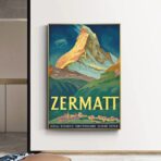 vintage poster zermatt 1