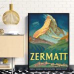 vintage poster zermatt 1
