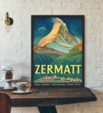 vintage poster zermatt 1