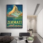 vintage poster zermatt 1