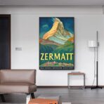 vintage poster zermatt 1