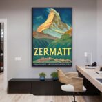 vintage poster zermatt 1
