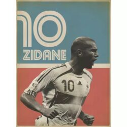 vintage zidane poster 1