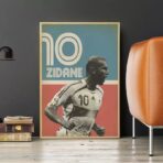 vintage zidane poster 1
