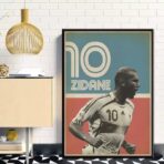 vintage zidane poster 1