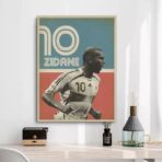 vintage zidane poster 1
