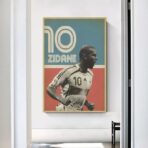 vintage zidane poster 1