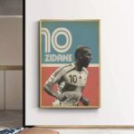vintage zidane poster 1