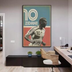 vintage zidane poster 1