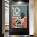 vintage zidane poster 1
