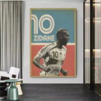 vintage zidane poster 1
