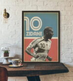 vintage zidane poster 1