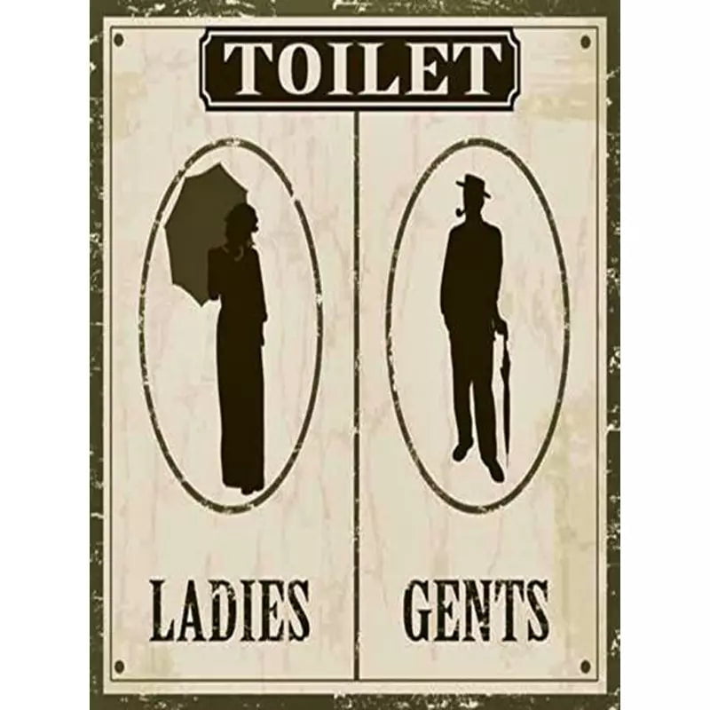 vintage toilettenplakat vintage toilettenplakat