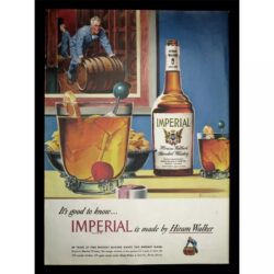vintage whisky poster