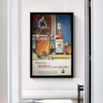 vintage whisky poster