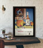 vintage whisky poster