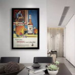 vintage whisky poster