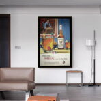 vintage whisky poster