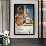 vintage whisky poster