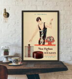 vintage parfum werbeplakat