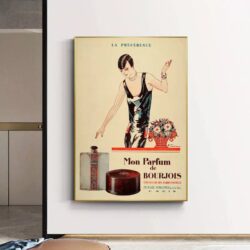 vintage parfum werbeplakat