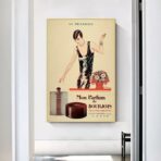 vintage parfum werbeplakat
