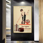 vintage parfum werbeplakat