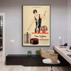 vintage parfum werbeplakat