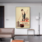 vintage parfum werbeplakat