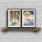 vintage poster alpe dhuez 1