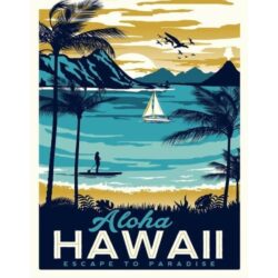 vintage hawaii poster 2
