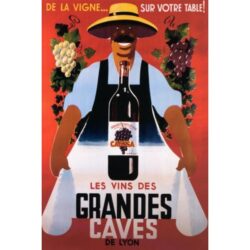vintage wein poster