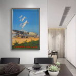 vintage armee poster zeichnung