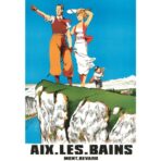 aix les bains plakat