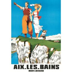 aix les bains plakat