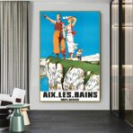 aix les bains plakat